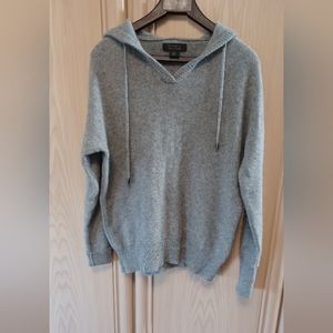 Tahari cashmere hood men's unisex med